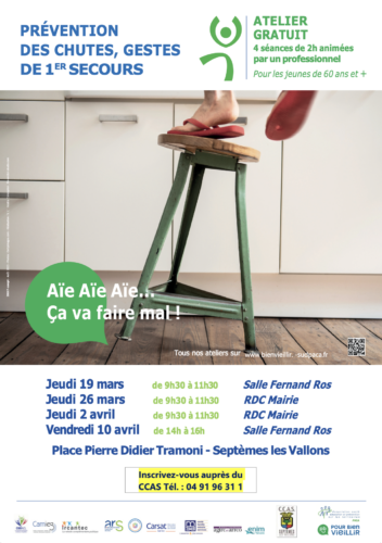 Atelier prévention des chutes, gestes de 1er secours 1/4