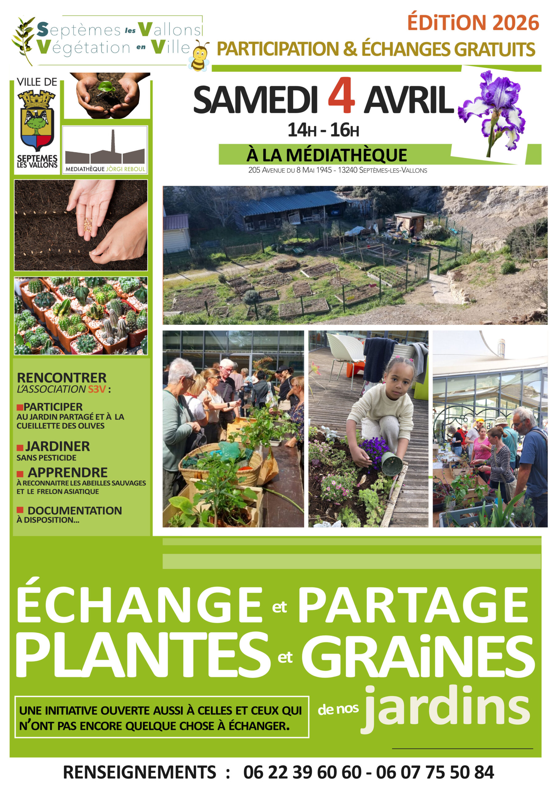 Échange et partage de plantes et graines de nos jardins