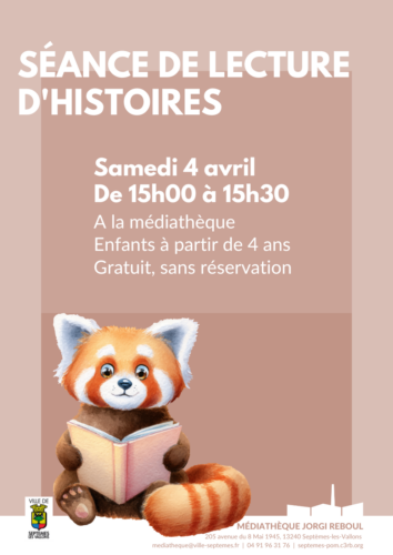 Séance de lecture d&rsquo;histoires