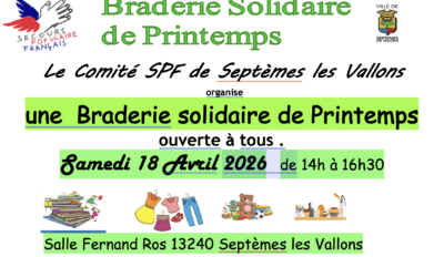 Braderie solidaire de printemps du Secours populaire