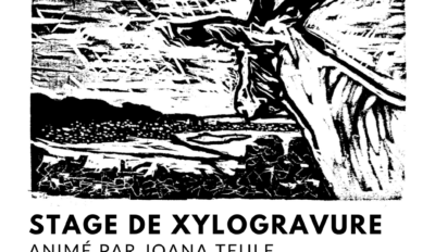Stage de xylogravure animé par Joana Teule
