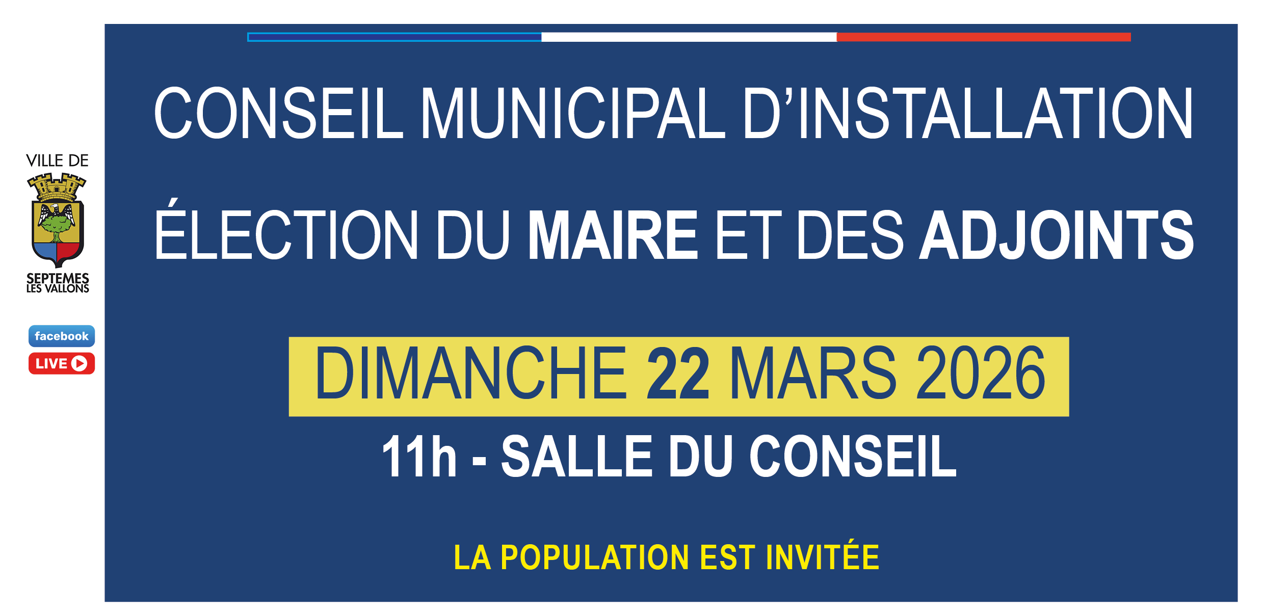 Conseil municipal d&rsquo;installation