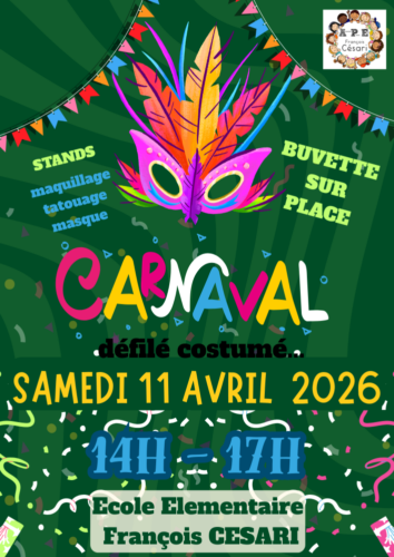 Carnaval de l&rsquo;élémentaire François Césari
