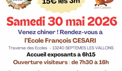 Vide grenier des APE à l&rsquo;école François Césari