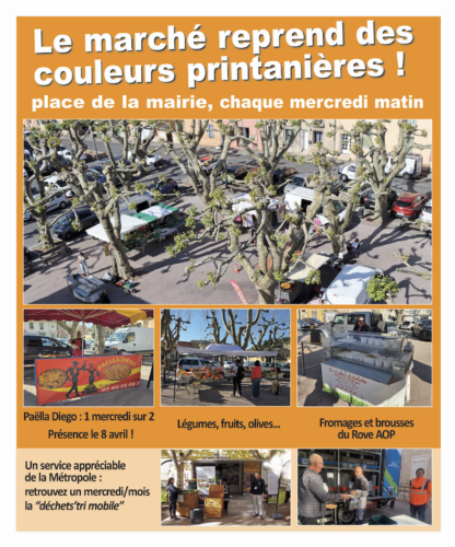 Le marché reprend des couleurs printanières
