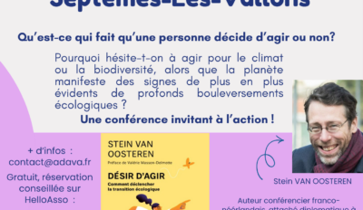 Rencontre-débat autour du livre “désir d&rsquo;agir”