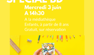 Atelier marque-page spécial BD