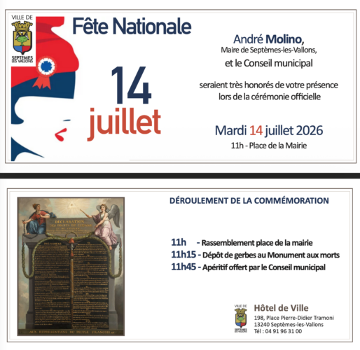 Commémoration du 14 juillet