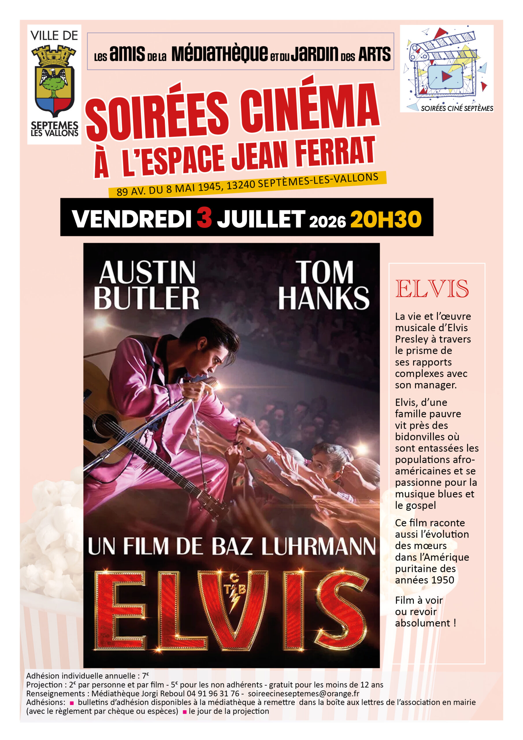 Soirée ciné avec le film “Elvis”