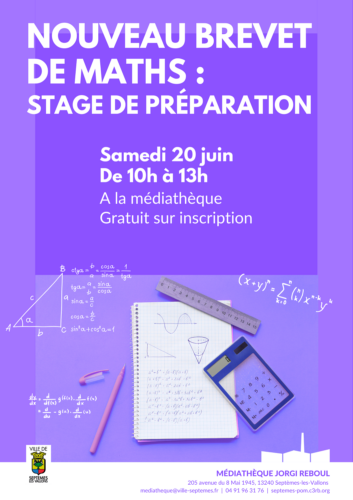 Nouveau brevet de maths : stage de préparation